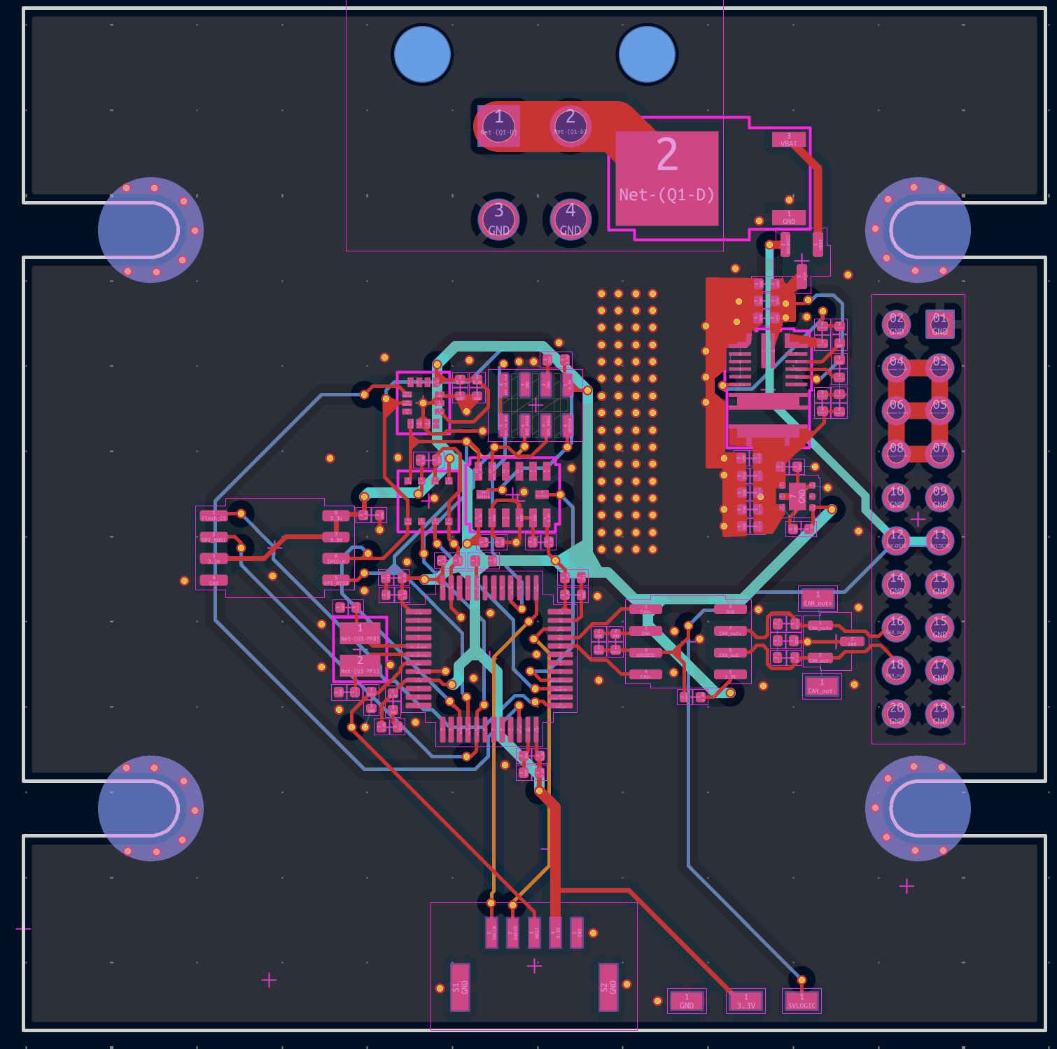 Croí flight computer PCB layout