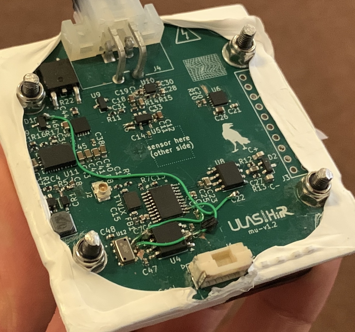Wrapped Mu particle detector board